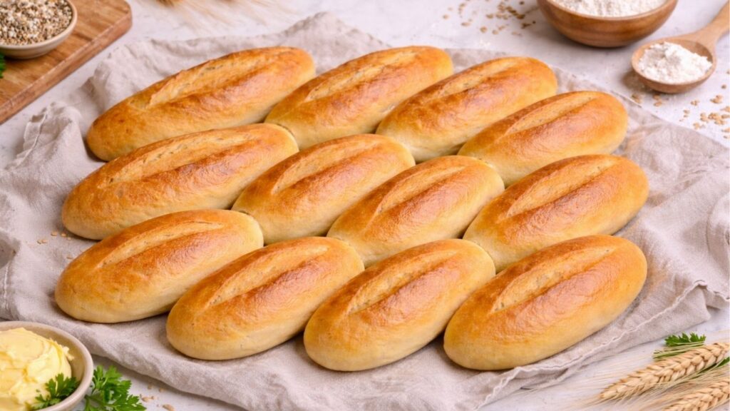 Mini Baguette Sandwich Rolls