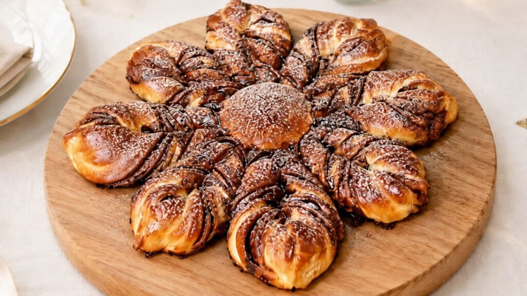 Easy Chocolate Star Bread Recipe – Soft, Fluffy & So Delicious