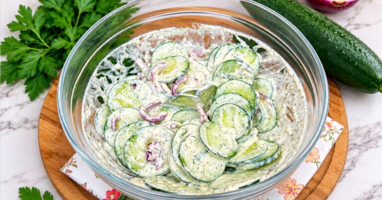 Creamy Cucumber Salad