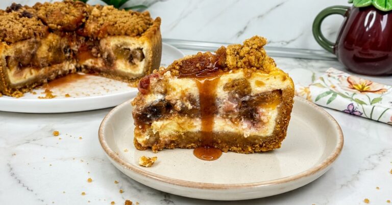Peach Cobbler Cheesecake
