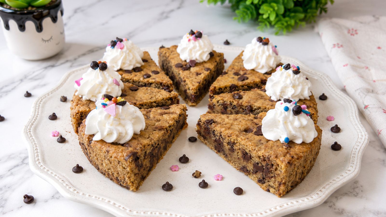 Chocolate Chip Cookie Cake